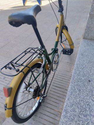 Bicicleta plegable Gotty + Luz trasera + Chaleco