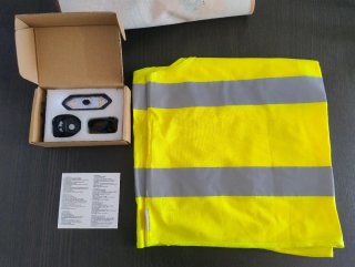 Bicicleta plegable Gotty + Luz trasera + Chaleco