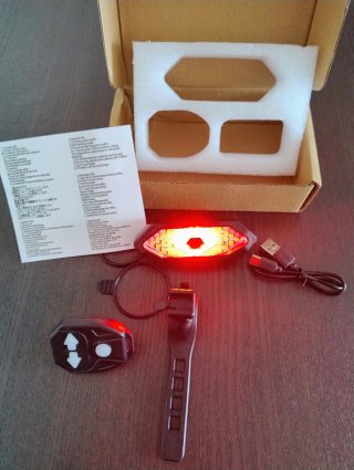 Bicicleta plegable Gotty + Luz trasera + Chaleco