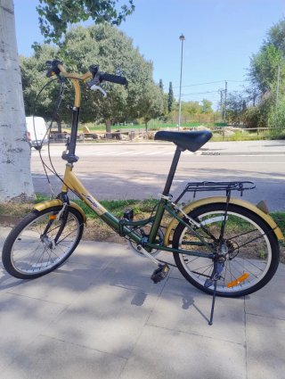 Bicicleta plegable Gotty + Luz trasera + Chaleco