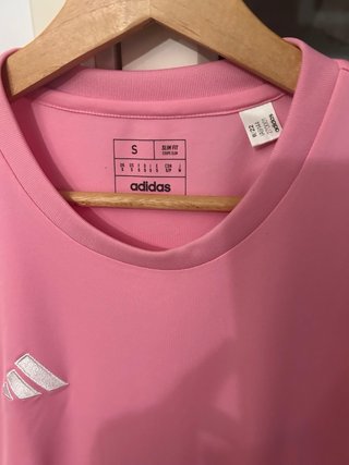 Camiseta Adidas Running Rosa Talla S