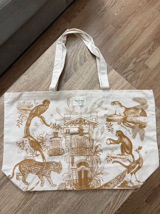 Bolso Tote Sézane Beige