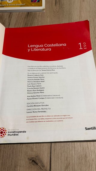 LENGUA CASTELLANA Y LITERATURA 1 ESO CONSTRUYEN...