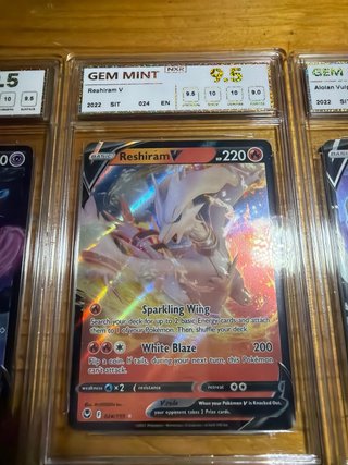 Lote 3 Cartas Pokémon Gem Mint 9.5 en inglés