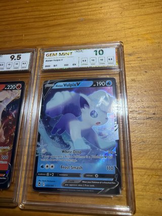 Lote 3 Cartas Pokémon Gem Mint 9.5 en inglés