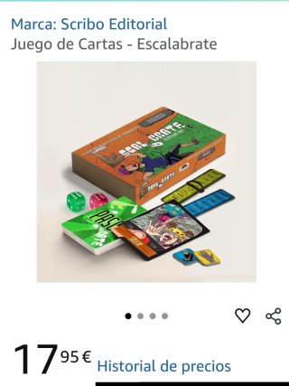 Juego de cartas Escalábrate sin estrenar