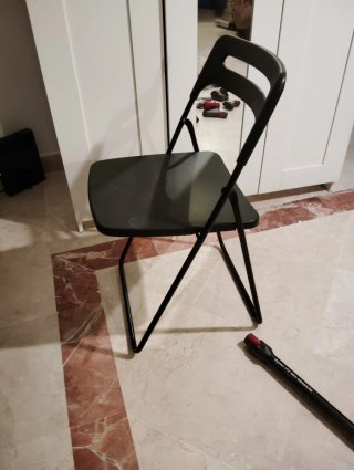 2 Sillas Plegables IKEA NISSE Negras