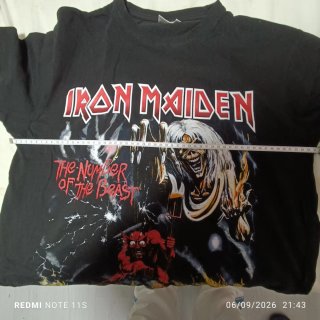 Camiseta Iron Maiden The Number of the Beast