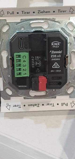 Termostato Zennio Z35 V3