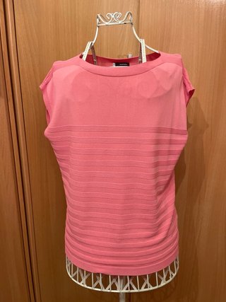 Jersey de punto rosa