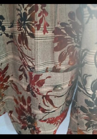 Chaqueta corta estampada 4XL
