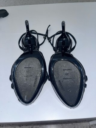 Sandalias Uterqüe Tacón Negro