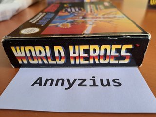 World Heroes Super Nintendo SNES PAL FAH