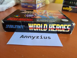 World Heroes Super Nintendo SNES PAL FAH