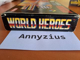 World Heroes Super Nintendo SNES PAL FAH