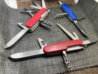 3 Canivetes Victorinox: Ranger, Camper, Sportsman