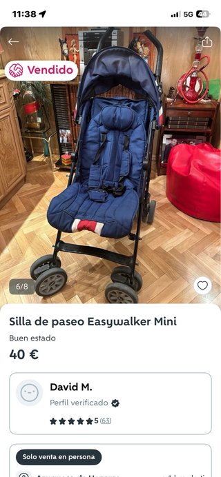 Silla de paseo Mini Union Jack