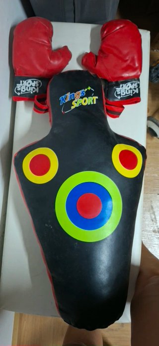 Saco Boxeo Infantil con Guantes Kings Sport