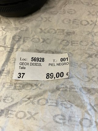 Botines Geox Negros Talla 37 Sin Estrenar