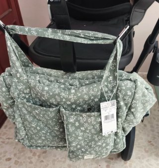 Bolso para carrito de bebé floral