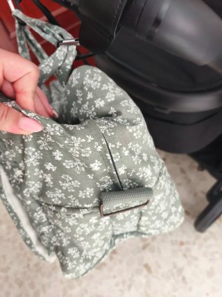 Bolso para carrito de bebé floral