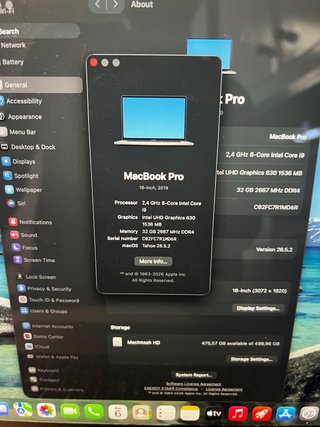 MacBook Pro A2141 Plata/Gris Espacial
