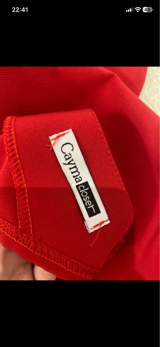 Conjunto Fiesta Rojo Talla xs
