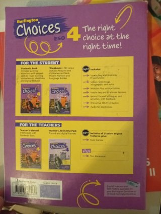 Libro de ingles burlington choices 4 eso