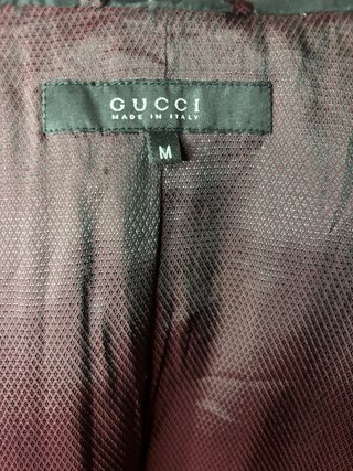 Gabardina Gucci Negra