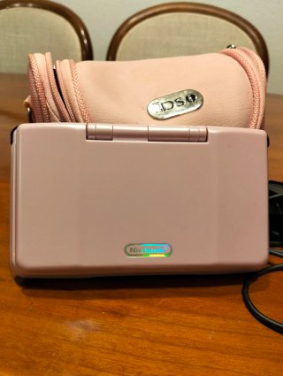 Nintendo DS Rosa con funda