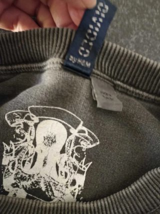 Felpa H&M Uomo Grigio Taglia L