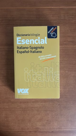 DICCIONARIO ITALIANO-CASTELLANO/CASTELLANO-ITALIAN