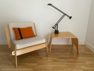 Mesita auxiliar de madera