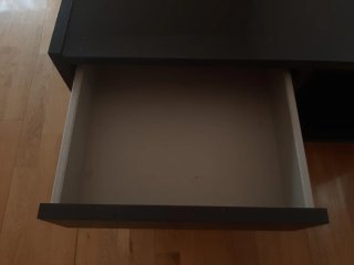 Mesa de centro cristal y madera