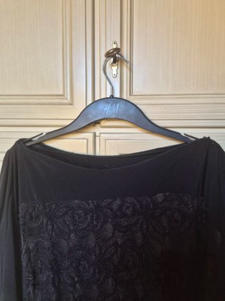 Camicia Priodico pizzo semitrasparente
