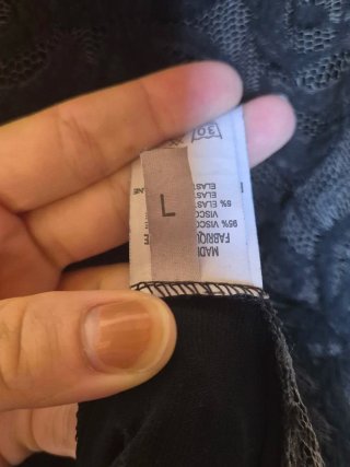 Camicia Priodico pizzo semitrasparente