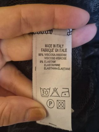 Camicia Priodico pizzo semitrasparente