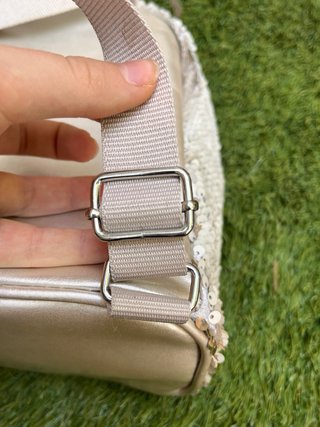 Mochila lentejuelas reversible I dorada