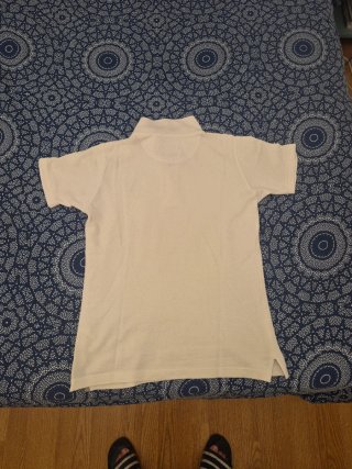 Polo blanco manga corta