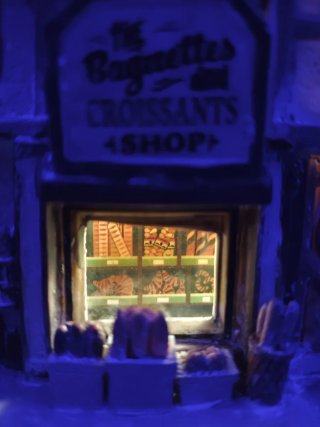 Lemax The Baguettes and Croissants Shop