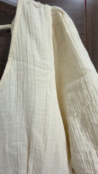 Vestido Corto Amarillo Claro Talla XL