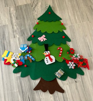 Árbol de Navidad Fieltro Adornos
