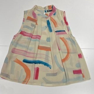 Camisa Zara sin mangas estampada