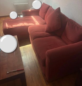 Sofá Chaiselongue Granate 3 Plazas