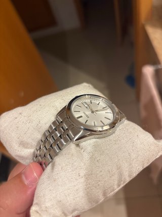 Seiko JDM Cuarzo Plata/Blanco