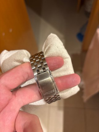 Seiko JDM Cuarzo Plata/Blanco