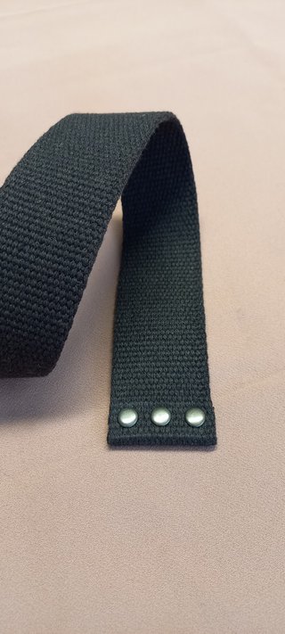 Cintura in cotone moro con chiusura a strangolo