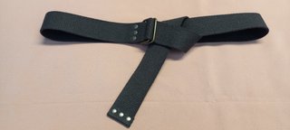 Cintura in cotone moro con chiusura a strangolo