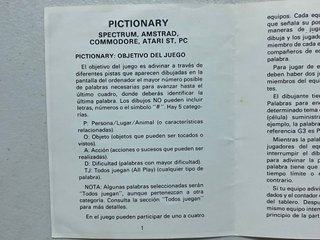 Pictionary Edición Ordenador Amstrad CPC DISCO