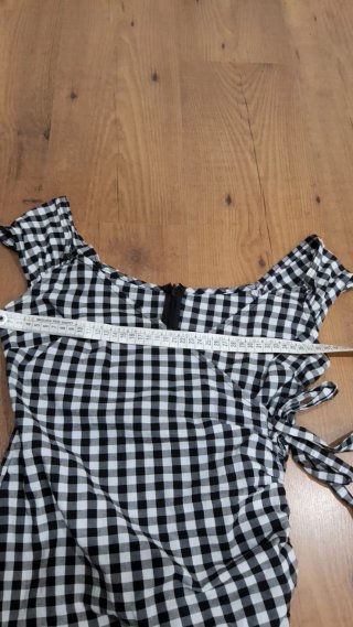 Abito Tally Weijl a quadri nero/bianco